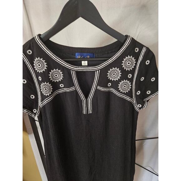 Blue Rain Black & White Mini Dress Size S - Picture 2 of 10